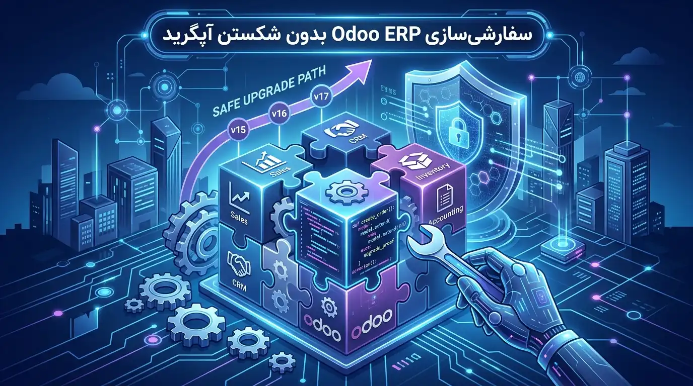 سفارشی‌سازی Odoo ERP بدون شکستن آپگرید